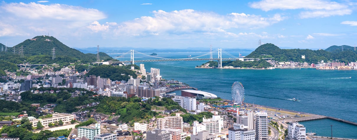 山口県下関市の風景